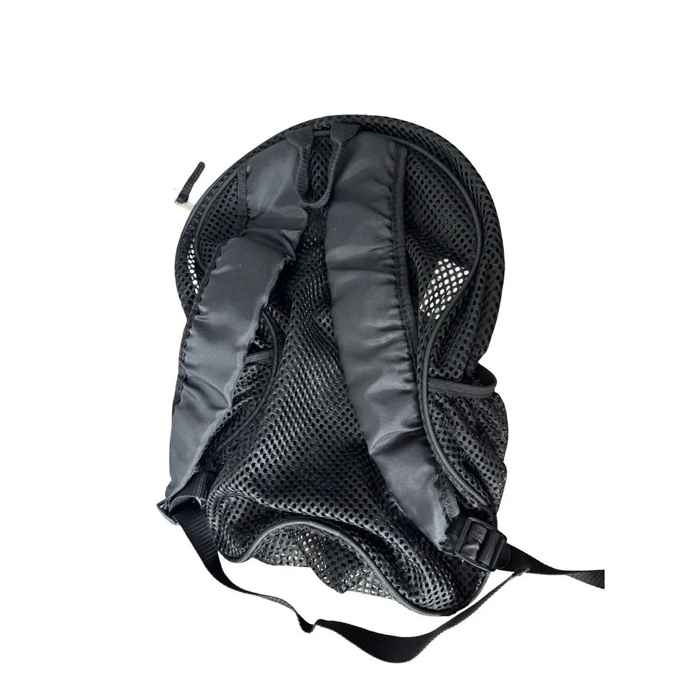 EASTSPORT Black Mesh BackPack 2 Component Zipper‎ Tops Student y2k
